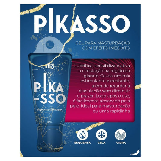 Pikasso Excitante Masculino - Gel Comestível